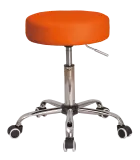 LZ 21SP židle lékařská, HR sedák, ekokůže oranžová